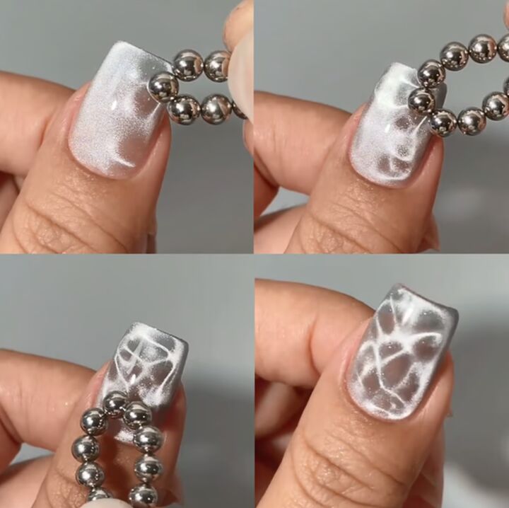 SAGA. Magnet for Gel Polish Cat's eye, 4 mm x 12 pcs. Магніт КІЛЬЦЕ ВЕЛИКЕ для "котячого ока" #2