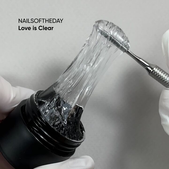 NOTD Гель-жуйка Love is...Clear, 15 g, прозорий гель для об'ємних дизайнів #3