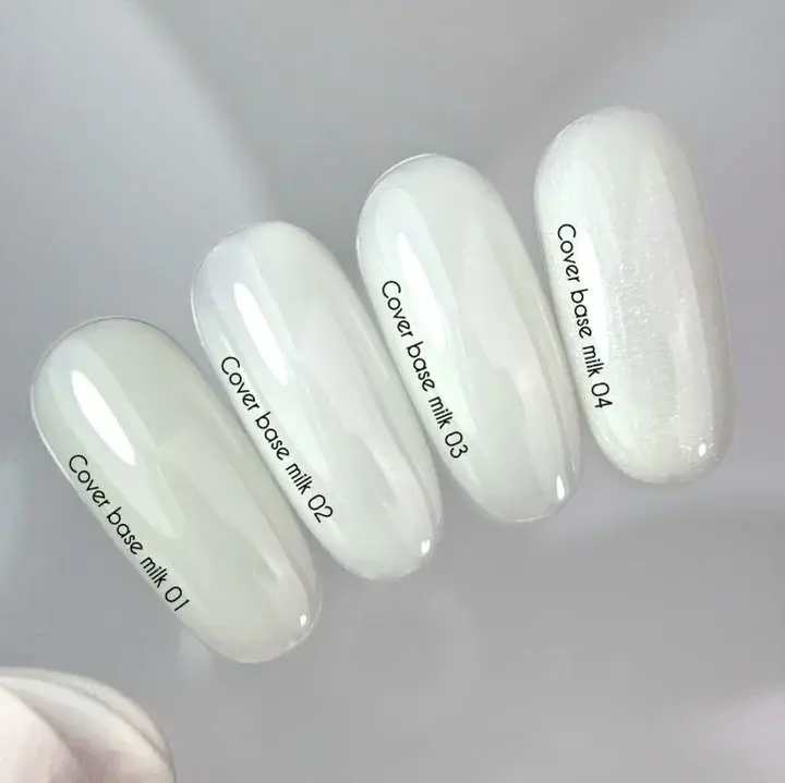 NOTD. Cover Base Milk #01, NEW Formula, 10 ml, напівпрозора холодно–молочна база #3