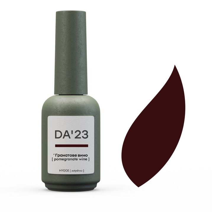 DA'23. Gel Polish, Pomegranate wine, 14 ml, гель-лак "Гранатове вино" #1