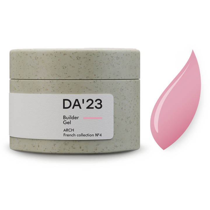 DA'23. Builder gel, Arch, French collection #4, 30 ml, будівельний гель #1