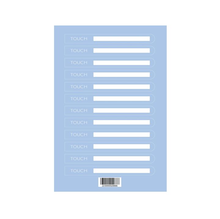 TOUCH. Set de pegatinas para tips, 8*12 uds. #2