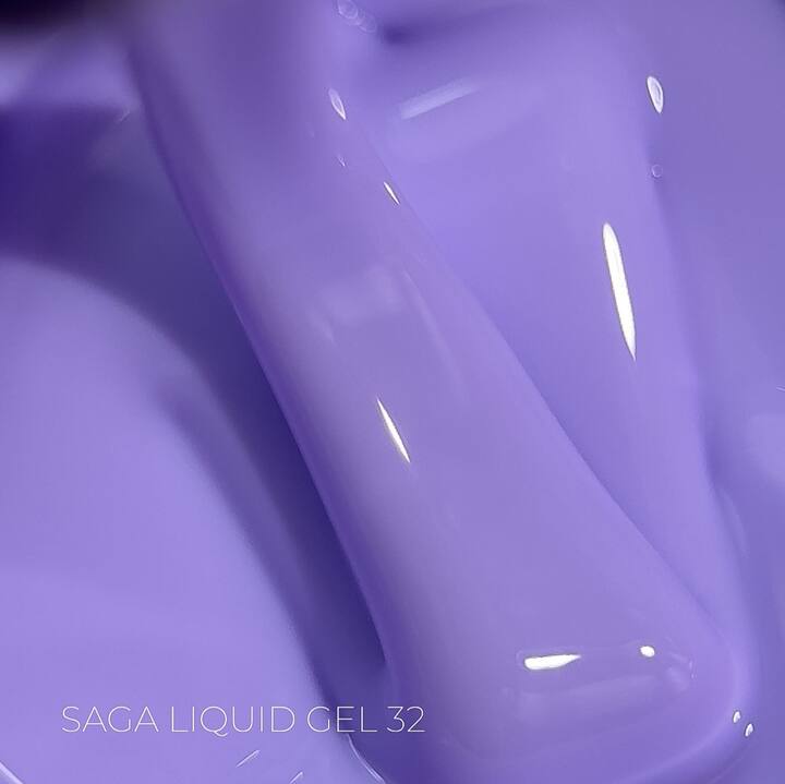 SAGA. Liquid Gel, 15 ml, #32. Рідкий гель для укріплення та нарощування — SAGA, NAILSMADE