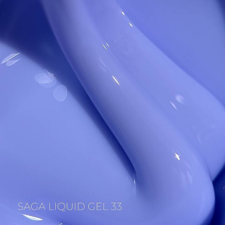SAGA. Liquid Gel, 15 ml, #33. Рідкий гель для укріплення та нарощування — SAGA, NAILSMADE