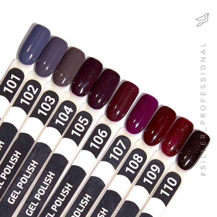 SILLER Gel Polish №106 RED TREE, червоне дерево, 8 ml, гель-лак #2