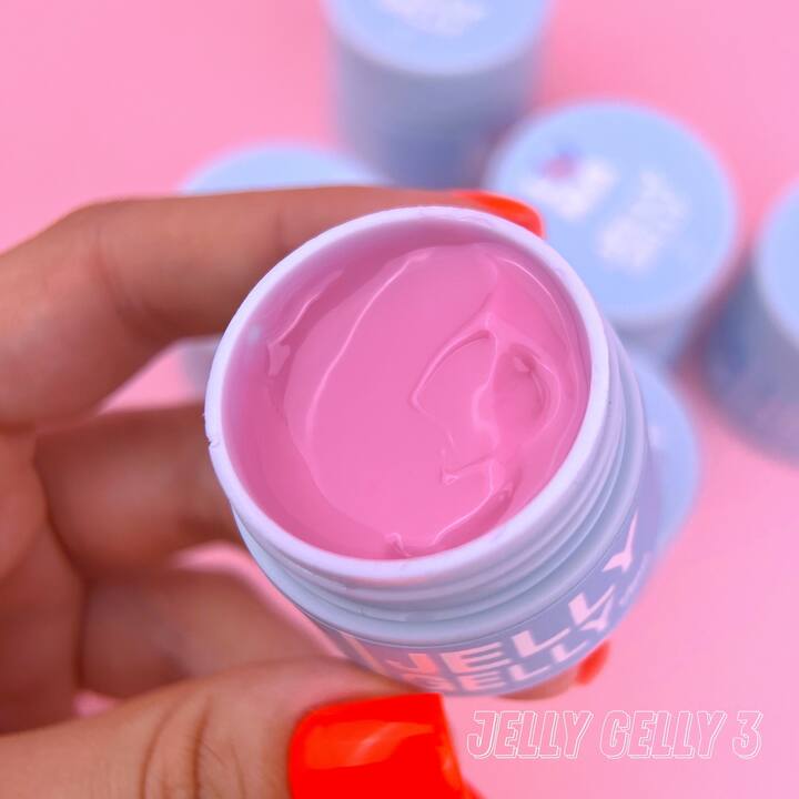 LUNAmoon. Jelly Gelly #3 Pink, 15 ml, gel jelly, rosa #2
