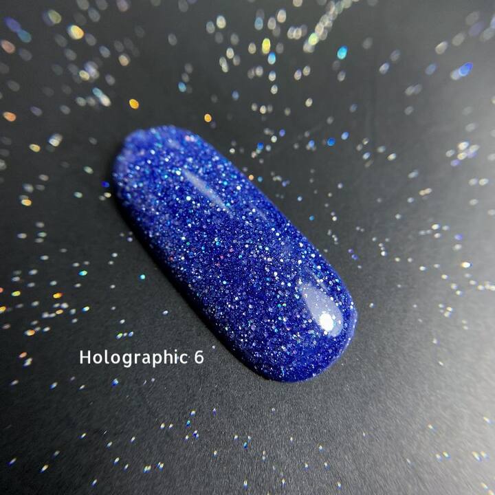 GA&MA. Reflective Gel polish, HOLOGRAPHIC #6, 10 ml, гель-лак світловідбиваючий ( попередня упаковка) #6