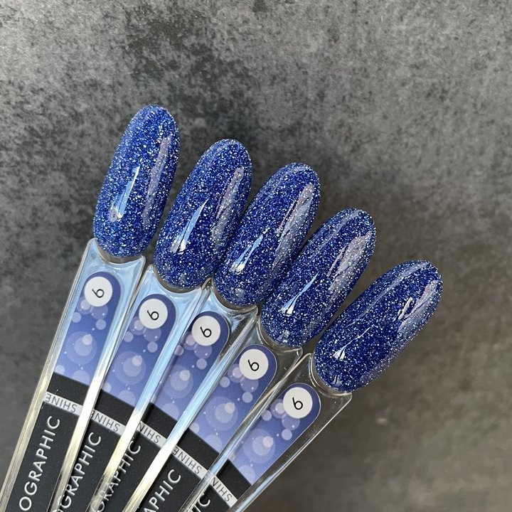 GA&MA. Reflective Gel polish, HOLOGRAPHIC #6, 10 ml, гель-лак світловідбиваючий ( попередня упаковка) #2