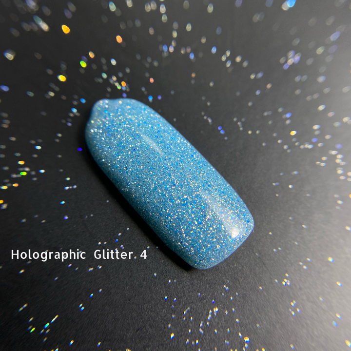 GA&MA. Reflective Gel polish, HOLOGRAPHIC GLITTER #4, 10 ml, gel polish refletivo #1