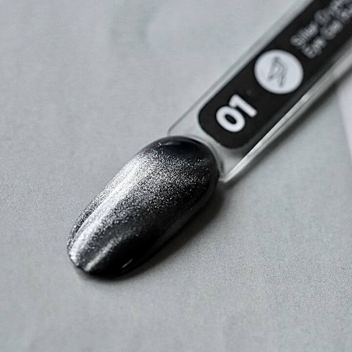 SILLER Gel Polish Сrystal Eye №1, кришталева кішка, 8 ml, гель-лак #2
