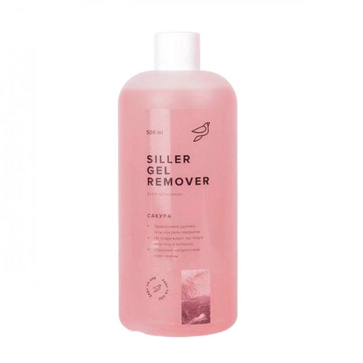 SILLER Gel Remover Sakura, 500 ml, Засіб для зняття гель-лаку Сакура #1