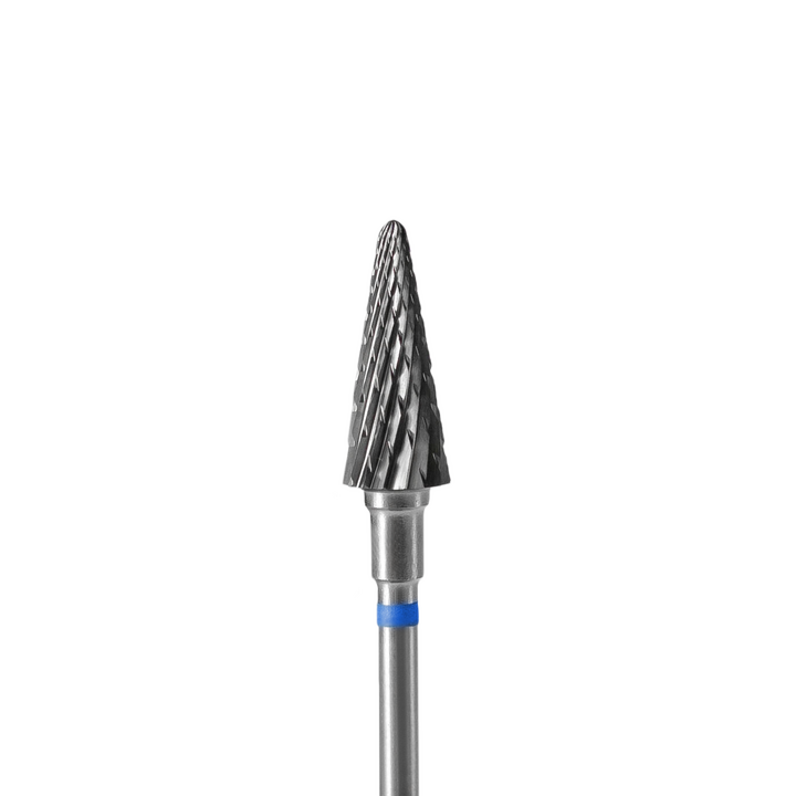 STALEKS Fresa in metallo duro "CONO" blu, Ø 6 mm / parte lavorante 14 mm #1