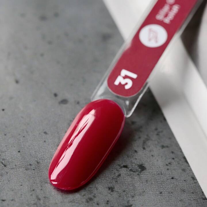 SILLER Gel Polish №31 RUBY, рубіновий, 8 ml, гель-лак #2