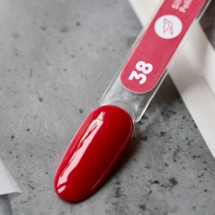 SILLER Gel Polish №38 CLASSICAL RED, класичний червоний, 8 ml, гель-лак #2