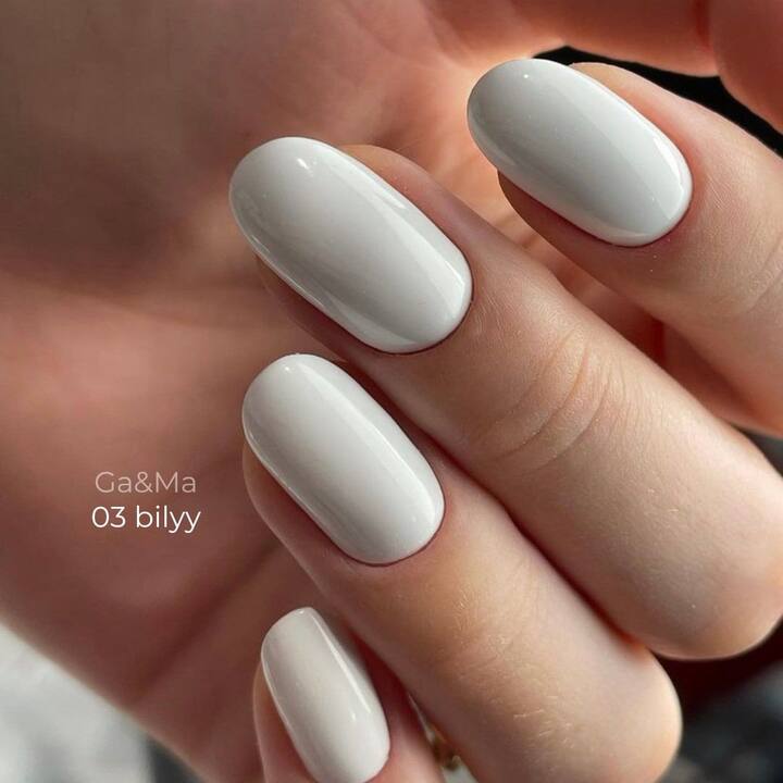 GA&MA. Gel polish #3 WHITE, 15 ml, гель-лак, білий #6