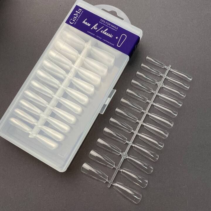 GA&MA. Gel Tips, Coffin, Żelowe tipsy do przedłużania, balerina, 240 szt #1