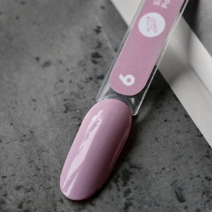 SILLER Gel Polish №6 DUSTY ORCHID, припилена орхідея, 8 ml, гель-лак #2