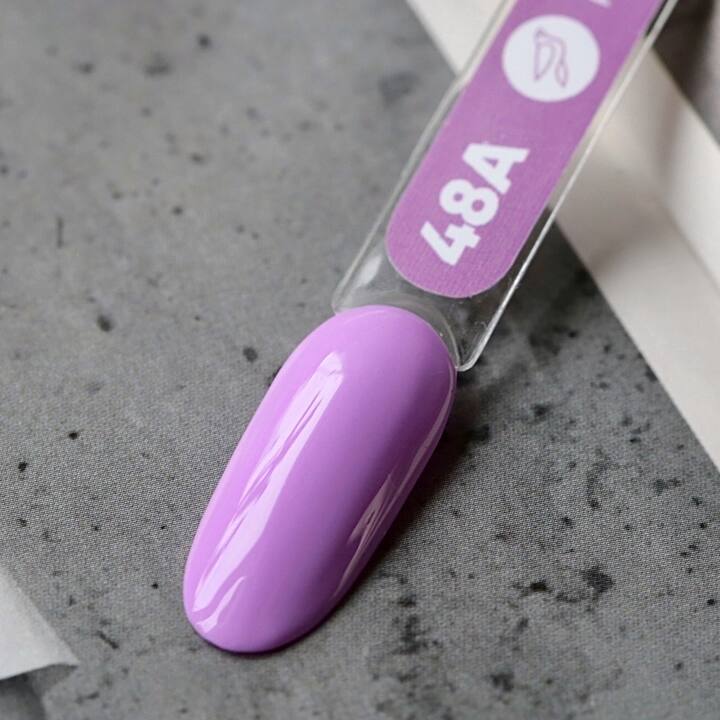 SILLER Gel Polish №48A MAUVE, ліловий, 8 ml, гель-лак #2