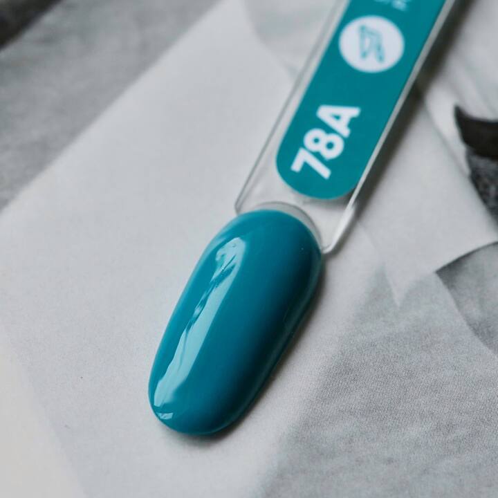 SILLER Gel Polish №78A GREEN TURQUOISE, зелено-бірюзовий, 8 ml, гель-лак #2