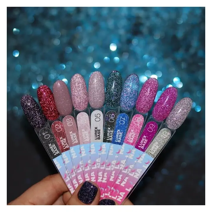 LUNAmoon. Lurex Base #05, Reflective, 13 ml, світловідбиваюча база #4