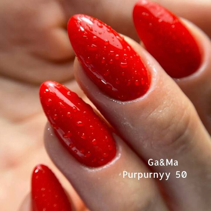 GA&MA. Gel polish #50 FLAME, 10 ml, gel polish, porpora #4