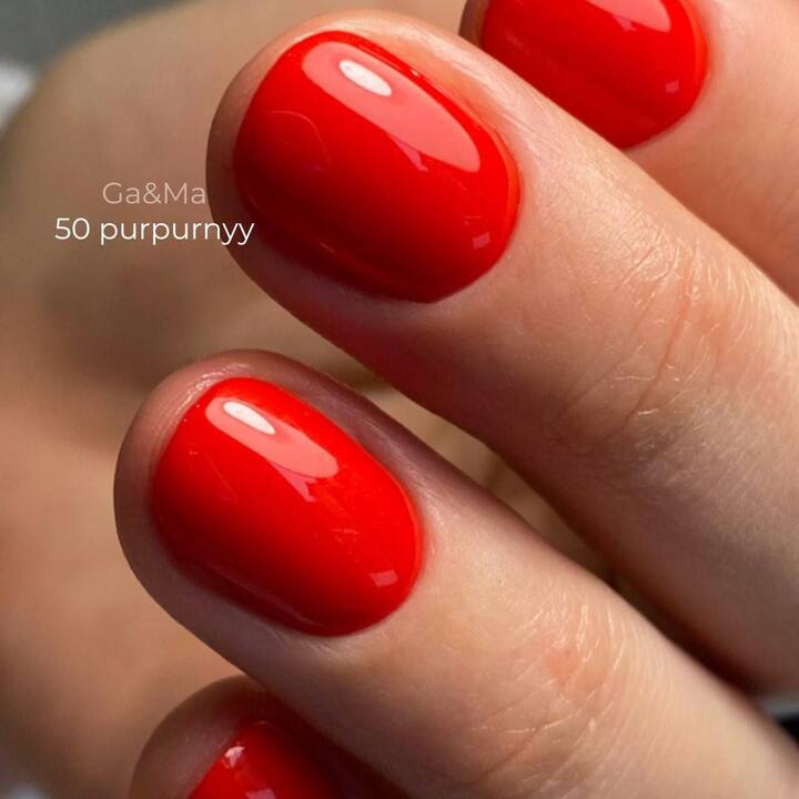GA&MA. Gel polish #50 FLAME, 10 ml, gel polish, porpora #3