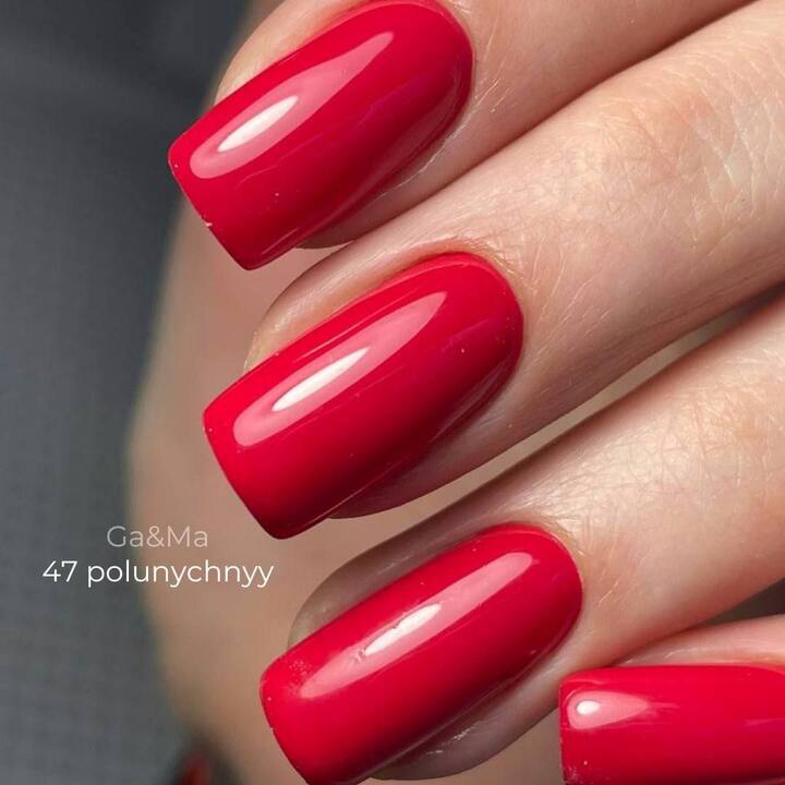 GA&MA. Gel polish #47 STRAWBERRY, 10 ml, Gel-Lack, Erdbeere #3