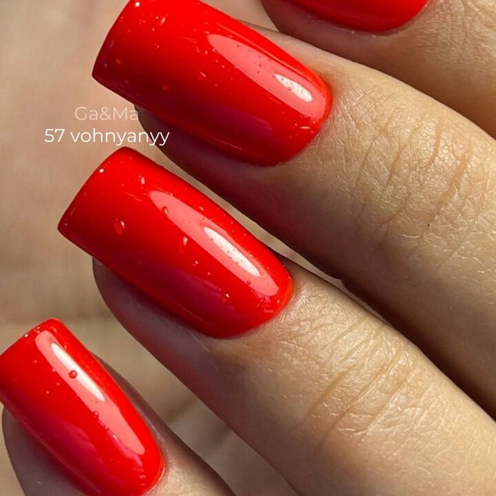 GA&MA. Gel polish #57 FIRE, 10 ml, гель-лак, вогняний #4