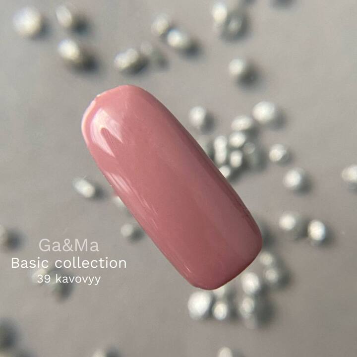 GA&MA. Gel polish #39 COFFEE, 10 ml, гель-лак, кавовий #2