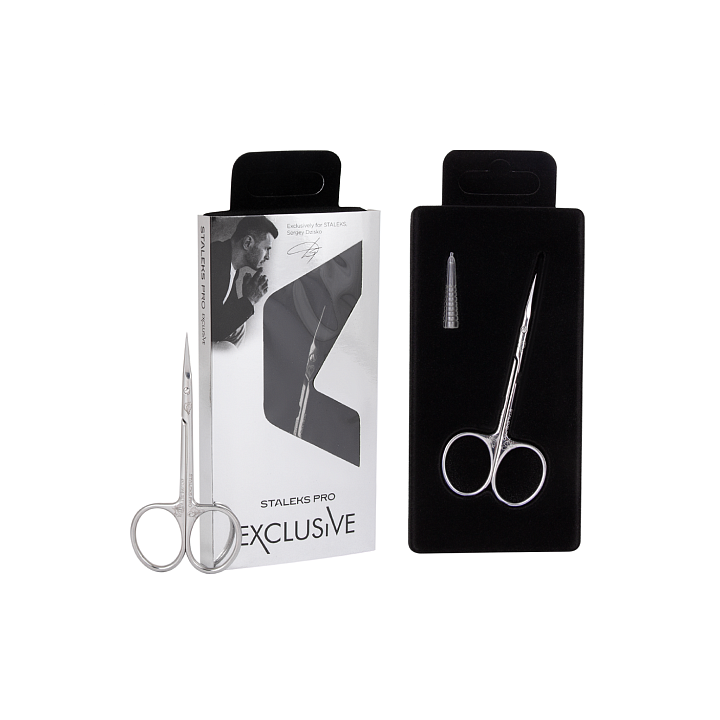 STALEKS Cuticle scissors, Ножиці для кутикули EXCLUSIVE 22 TYPE 1 Magnolia #5