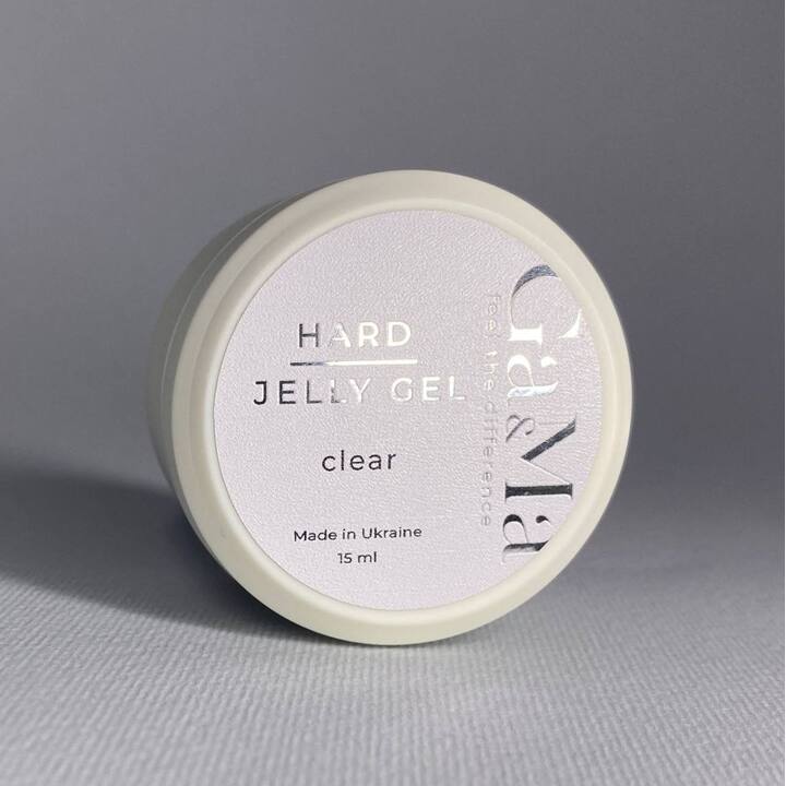 GA&MA. Hard Jelly Gel, Clear, 15 ml, гель-желе прозорий #5