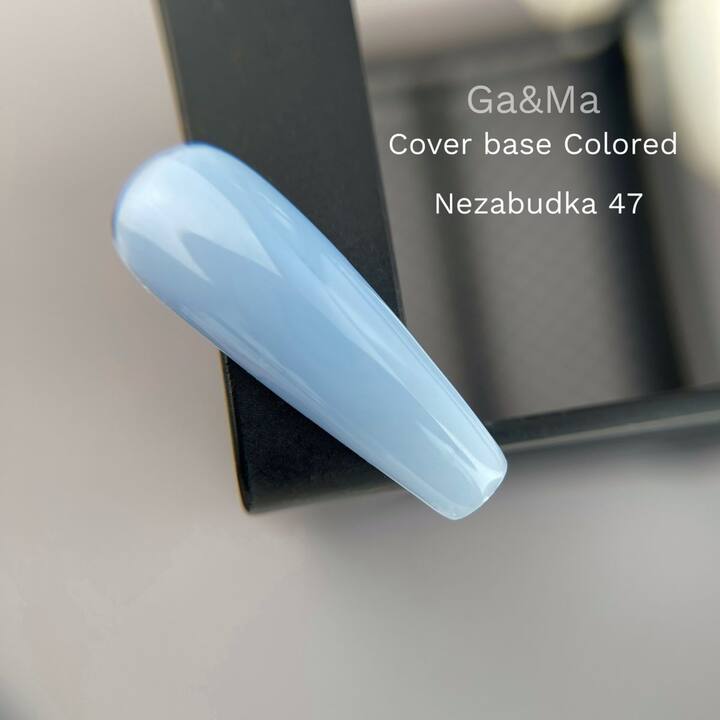 GA&MA. Colored base #47, Forget-me-not, 15 ml, base colorée, Myosotis #2