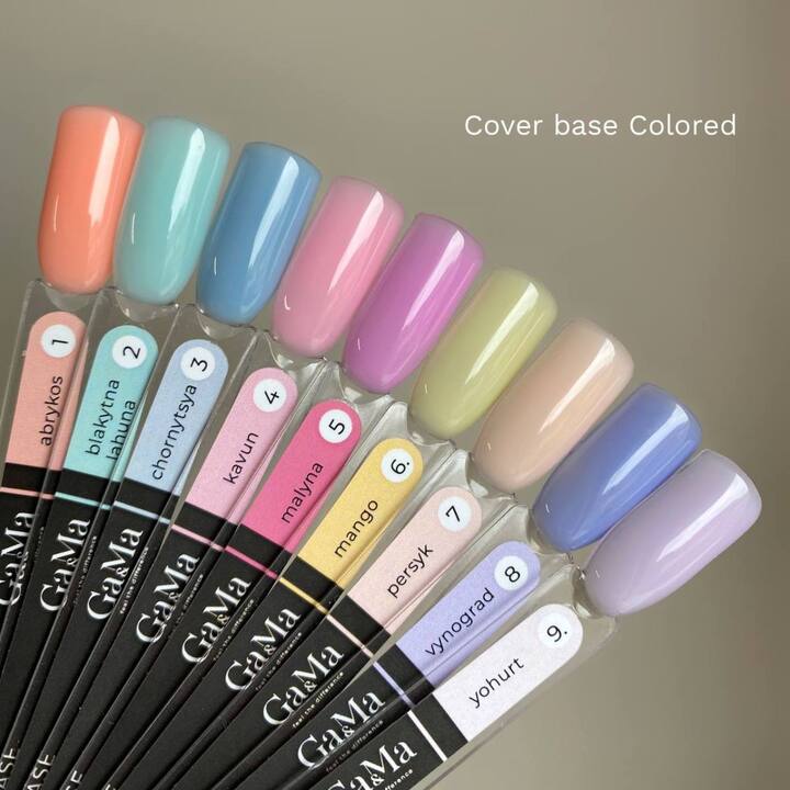 GA&MA. Colored base #3 Blueberry, 15 ml, base colorata, mirtillo #4