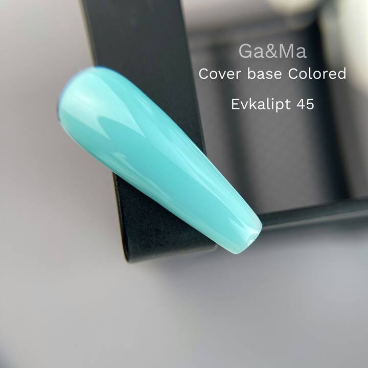 GA&MA. Colored base #45, Eucalyptus, 15 ml, base colorata, Eucalipto #2