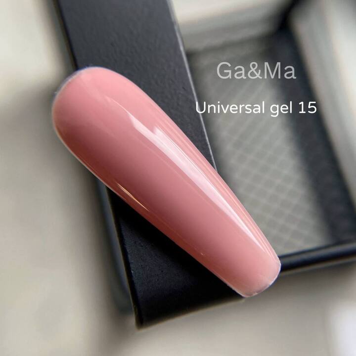 GA&MA. Universal gel #15, 30 ml, гель без опилу, рідкий #2