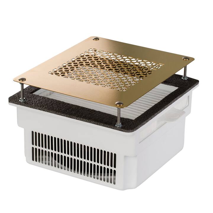 TERI, Built-in Nail dust Collector "Teri 800", Витяжка вбудовувана, біла зі сталевою решіткою "gold" #2