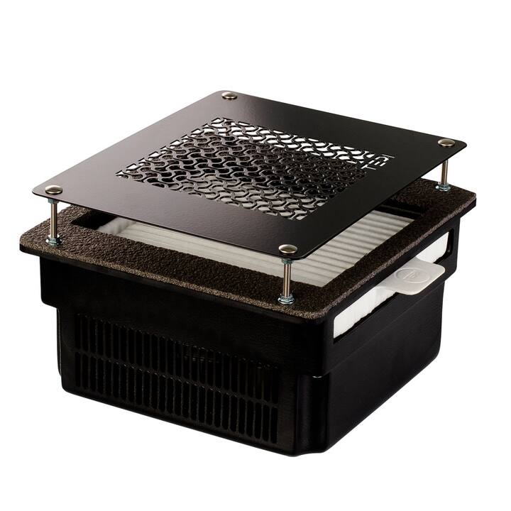 TERI, Built-in Nail dust Collector "Teri 800", Витяжка вбудовувана, чорна зі сталевою решіткою "black" (під замовлення) #2