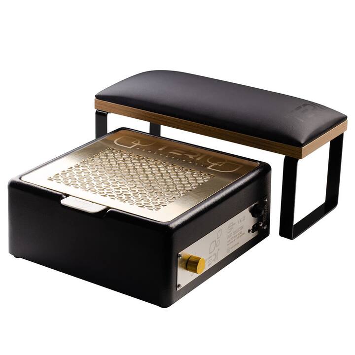 Teri. Manicure Armrest, LOFT, size M, Black/Wood. Підлокітник, чорний/дерево, розмір M #2
