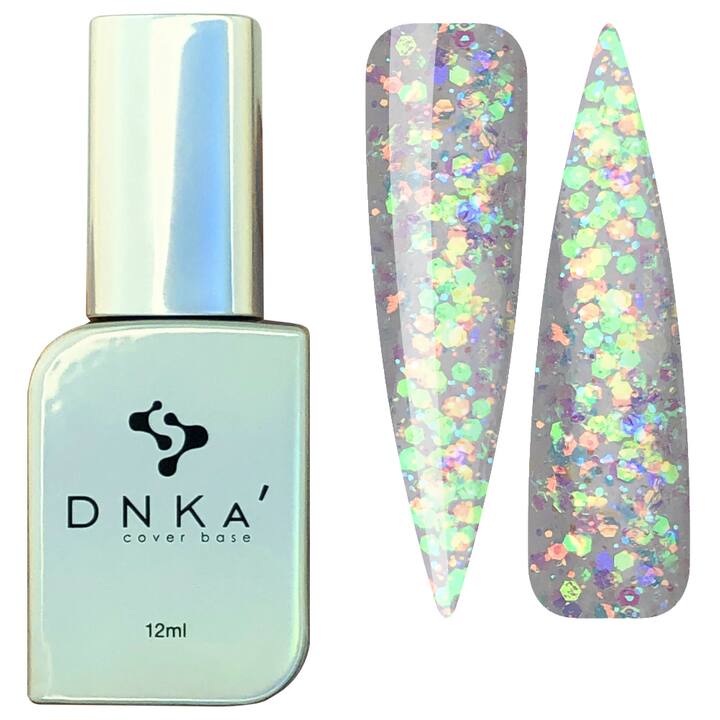 DNKa’. "Unicorn" Top coat, 12 ml, топ з голографічними часточками #1