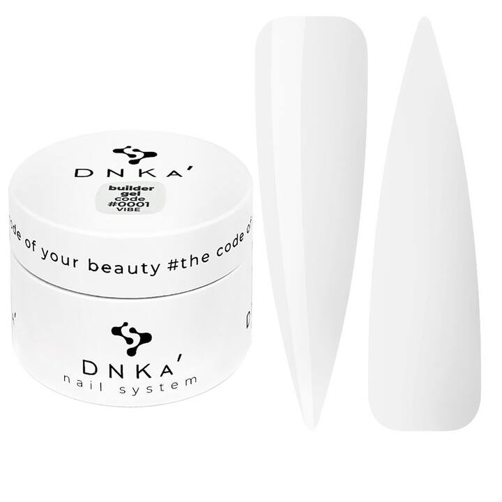 DNKa’ Builder Gel #0001 Vibe, прозорий, 30 ml, гель для моделювання #1