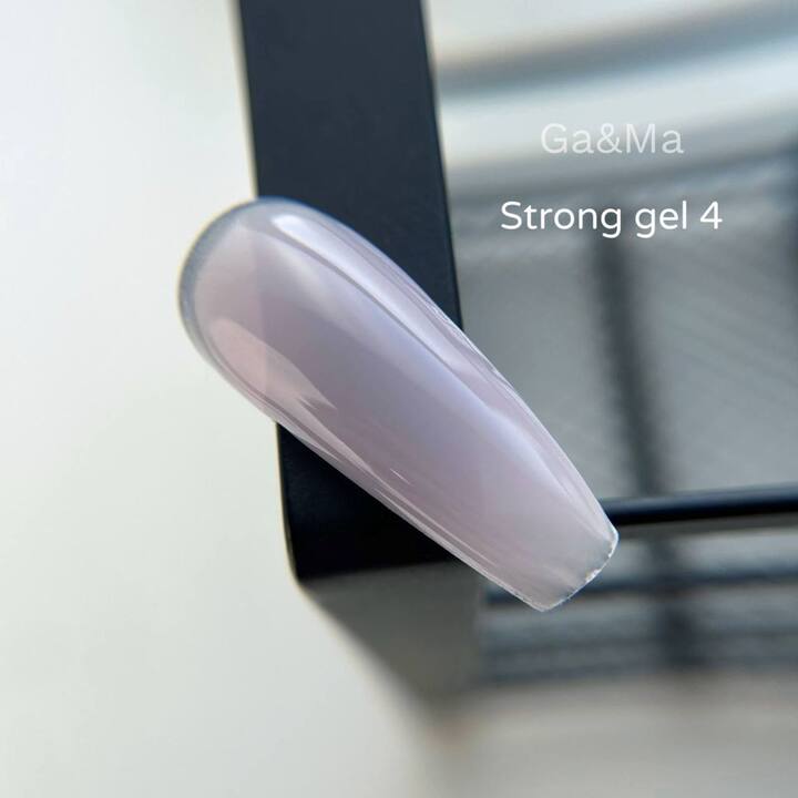 GA&MA. Strong builder gel, Lavender #004, 30 ml, гель без опилу, лавандовий #2