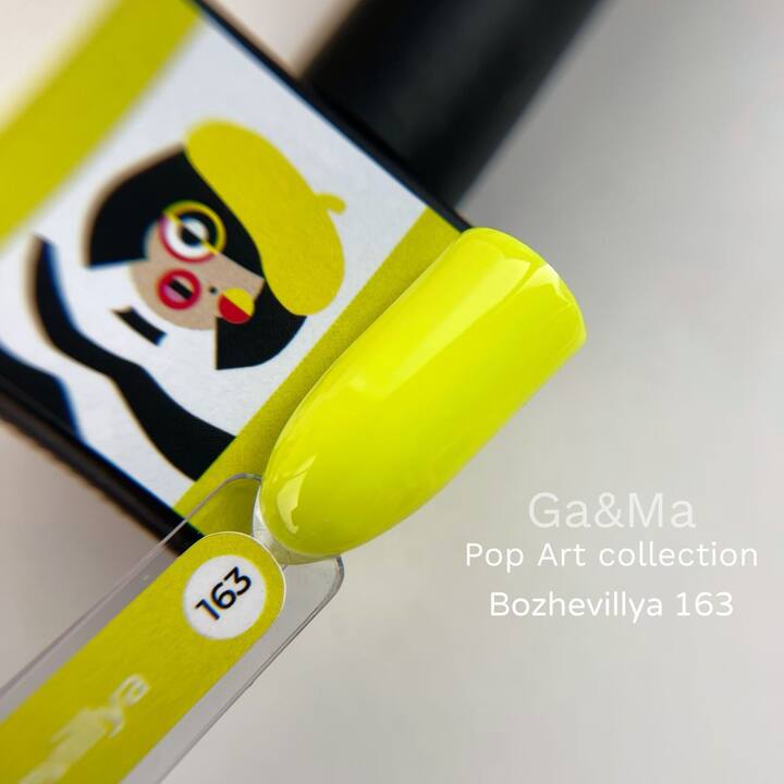 GA&MA. Gel polish #163 Frenzy, 10 ml, Gel-Lack, Wahnsinn #1