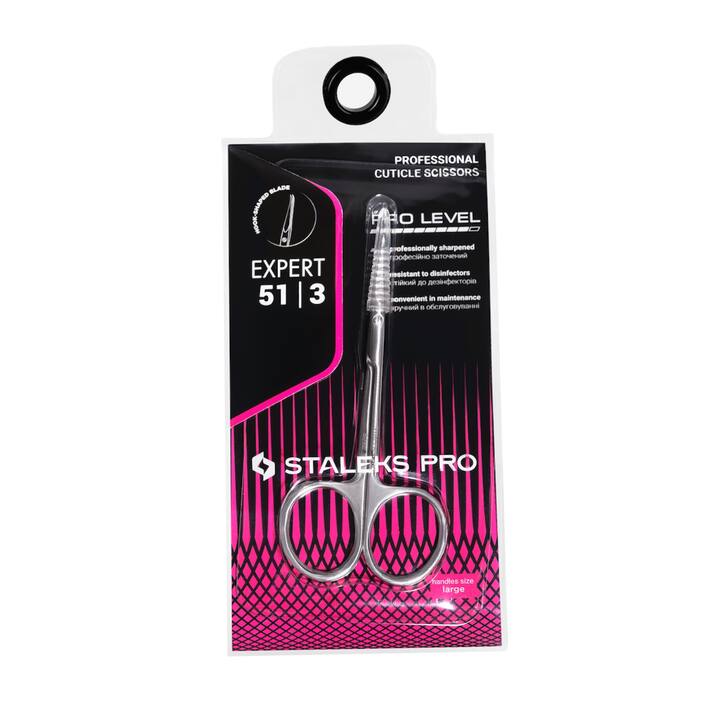 STALEKS Cuticle scissors, Ножиці з гачком для кутикули EXPERT 51 TYPE 3 #5