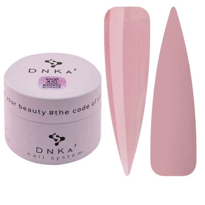 DNKa’ Аcryl Gel #0002 Vitrage, 30 ml, акрилгель #1