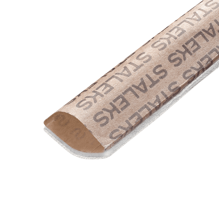 STALEKS. Набір 25 шт, Змінні файли papmAm 100 грит (м'яка основа) для основи прямої EXPERT 20, білий абразив #4