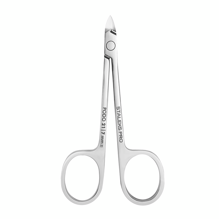 STALEKS. Cuticle nippers "Eyes", 7 mm, Кусачки для шкіри "Оченята" PODO 21 #1