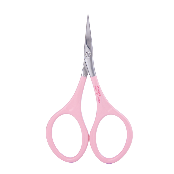 STALEKS. Cuticle scissors, Ножиці для кутикули рожеві BEAUTY & CARE 11 TYPE 1 #1