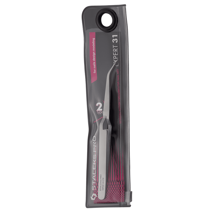STALEKS. Arch Tweezers. Пінцет для формування арки нігтів зі зворотним затискачем EXPERT 31 TYPE 2 #4