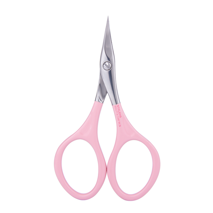 STALEKS. Cuticle scissors. Tijeras para cutículas rosas BEAUTY & CARE 11 TYPE 3 #1