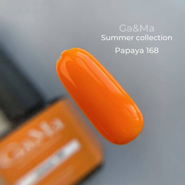 GA&MA. Gel polish #168 PAPAYA, 10 ml, гель-лак #4
